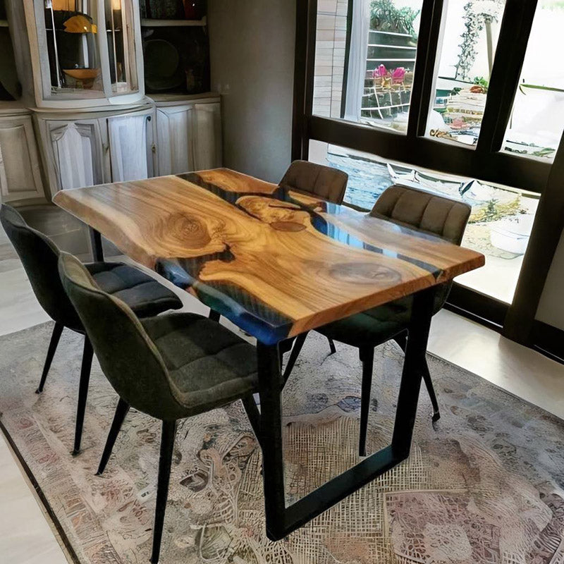 Epoxy table and discount chairs