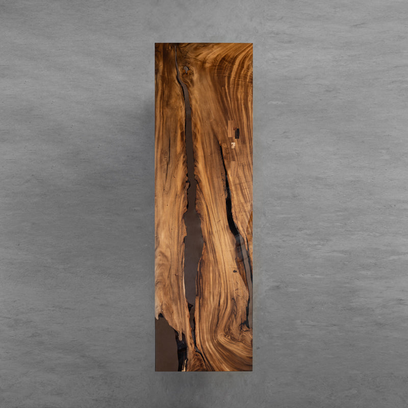 Walnut Epoxy Table - KAZANA HOME