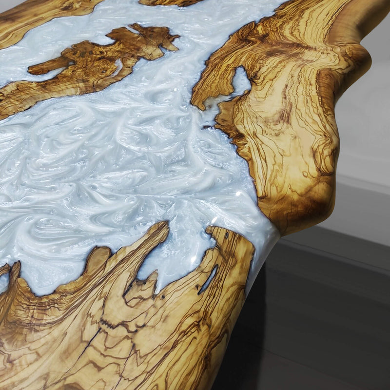 Olive Wood Epoxy Tables