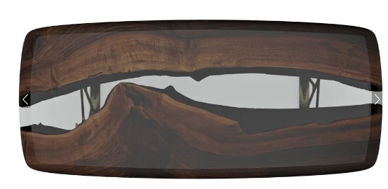 Custom Black Walnut Epoxy Table Deposit $2661.18 for Kathleen