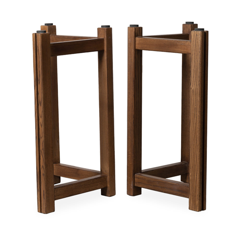 Solid Wood Table Leg / Table Base V-shape One-pair WTL-06