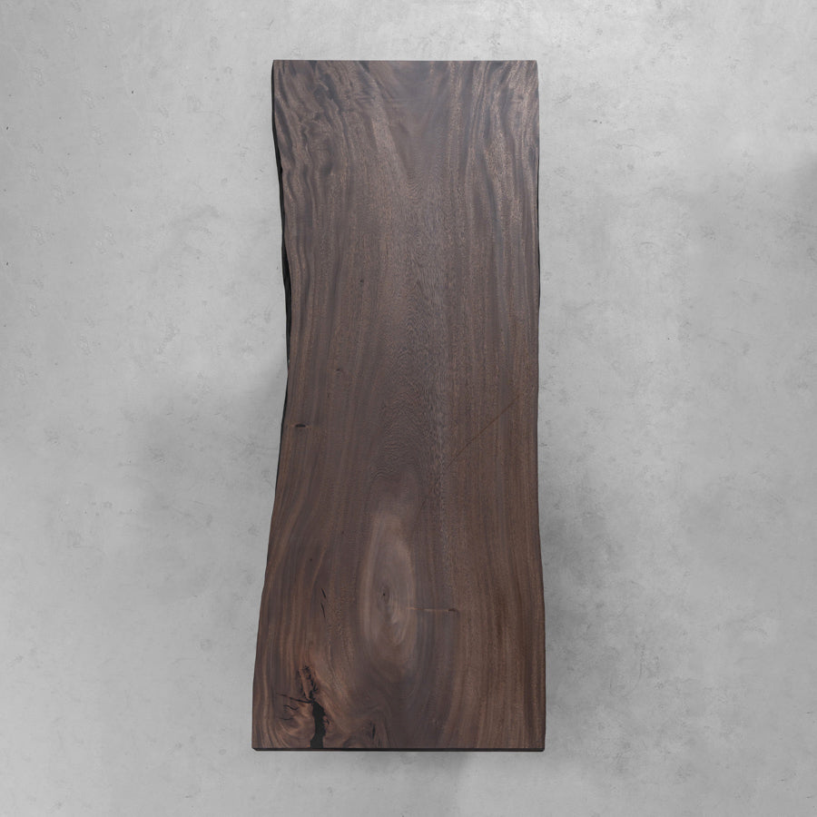 KAZANA Live Edge Kitchen Walnut Wood Table 35.16"Wx100.08"L