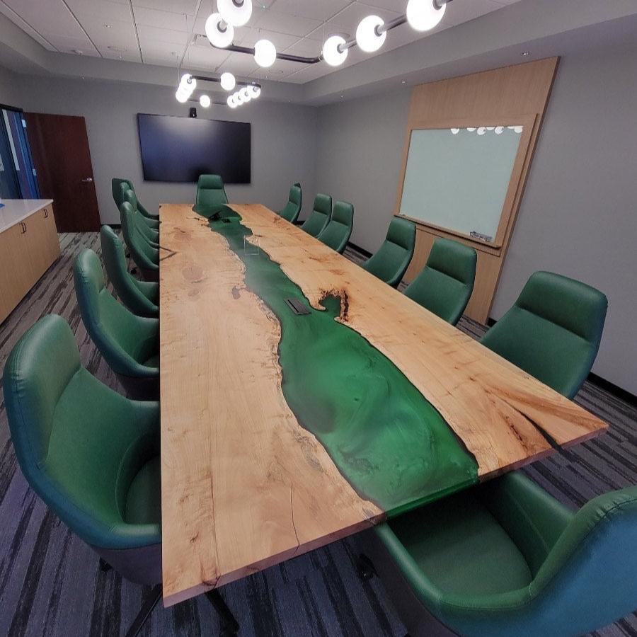 Custom River Conference Epoxy Table CT53