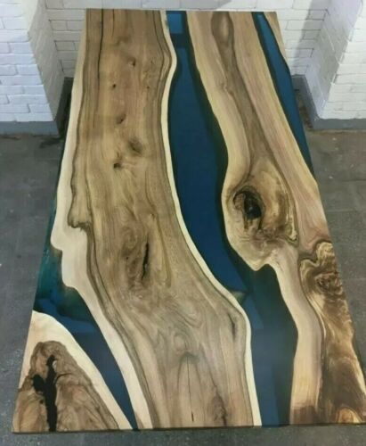 Custom Walnut Epoxy Table for Carol